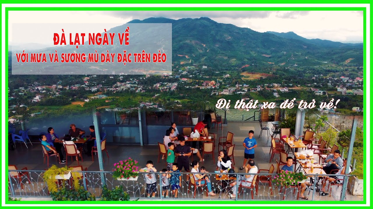 Đà Lạt Ngày Về Với Mưa & Sương Mù Dày Đặc Trên Đèo Bảo Lộc | ThanhThuậnVlogs