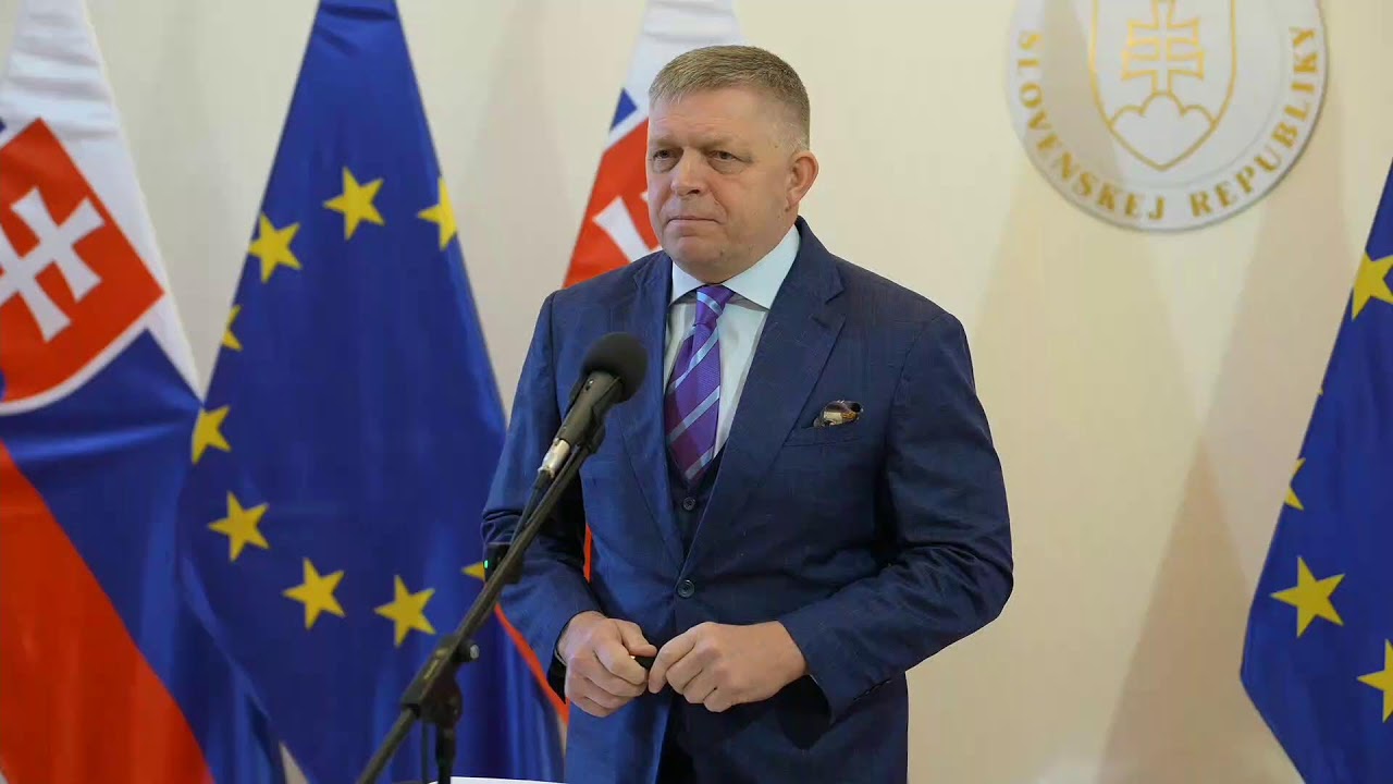 Br&iacute;fing predsedu vl&aacute;dy SR Roberta Fica po skončen&iacute; rokovania vl&aacute;dy SR