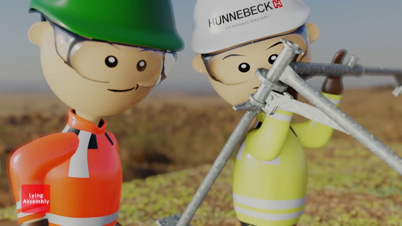 How to assemble a shoring tower &ndash; H&uuml;nnebeck ST 60
