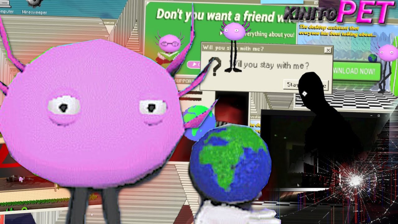 Horror Game That Will DOX You & Wants To Be Your Friend - KinitoPET ALL ENDINGS