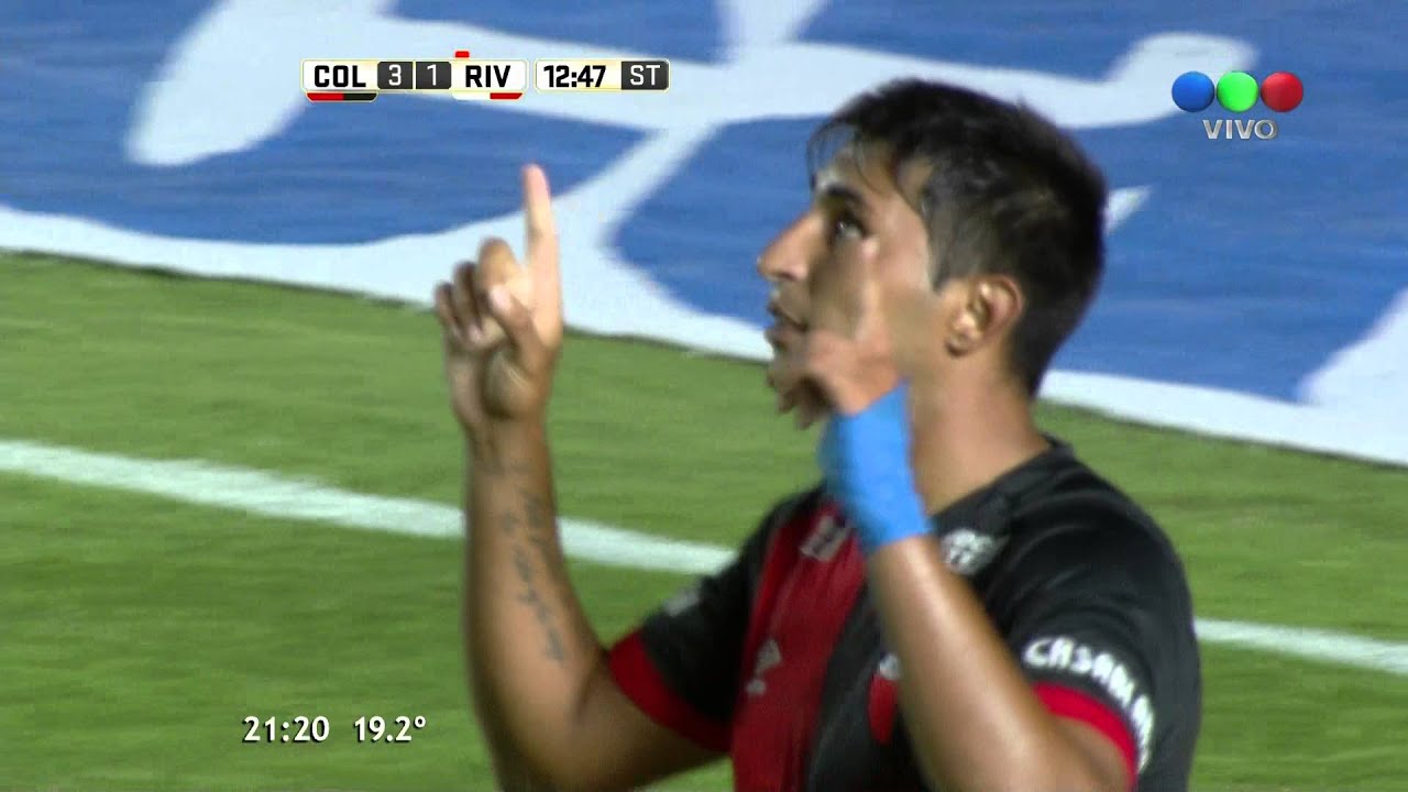 Gol de Alan Ruiz. Colón 3 - River 1 | Primera División 2016 - Fecha 07
