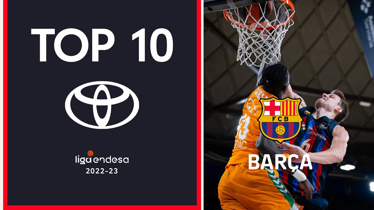 Top10 Toyota: Las mejores jugadas del Barça | Liga Endesa 2022-23