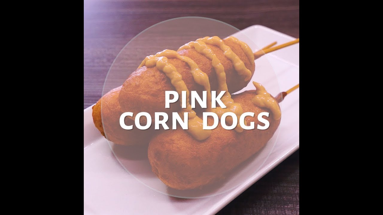 PINK SAUSAGE CORN DOGS