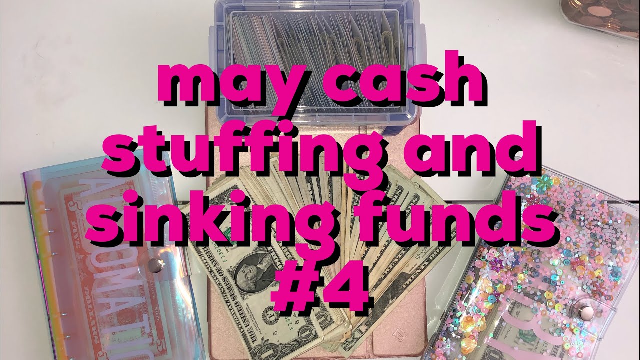4th may cash stuffing and sinking funds (waitress income / variable income)