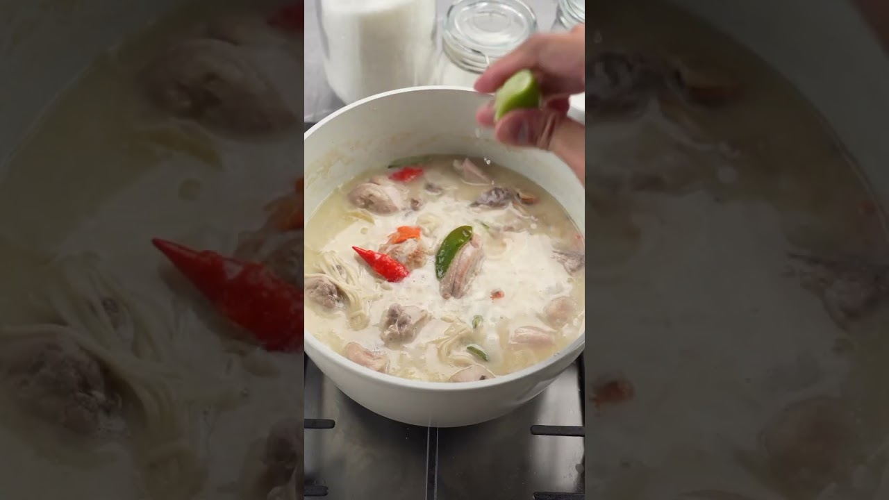 Tom Kha Gai #food #cooking #recipe #khairulaming