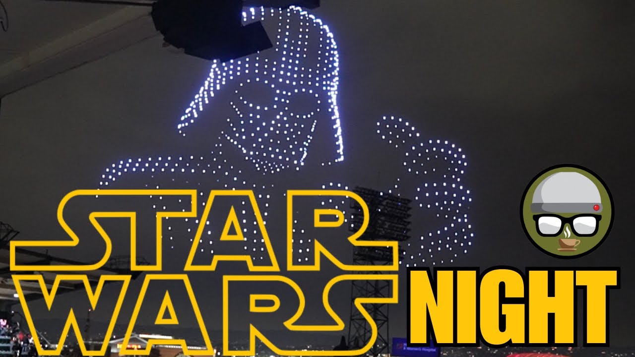 Star Wars Night Drone Show 4K