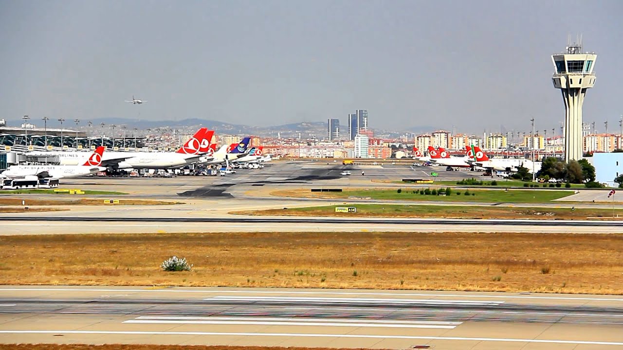 Istanbul Ataturk Airport Ramp Time Lapse [HD]