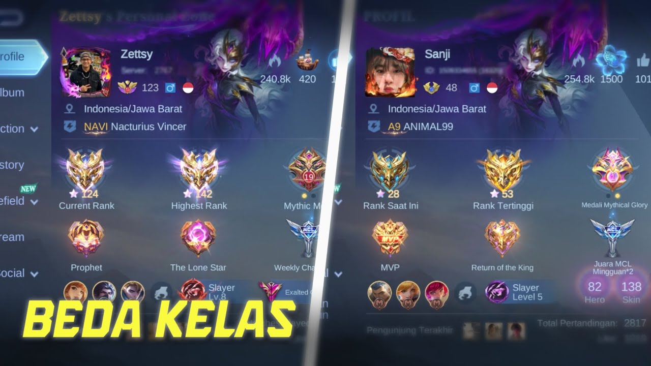 Jungler Digendong VS Jungler Rutin Comeback