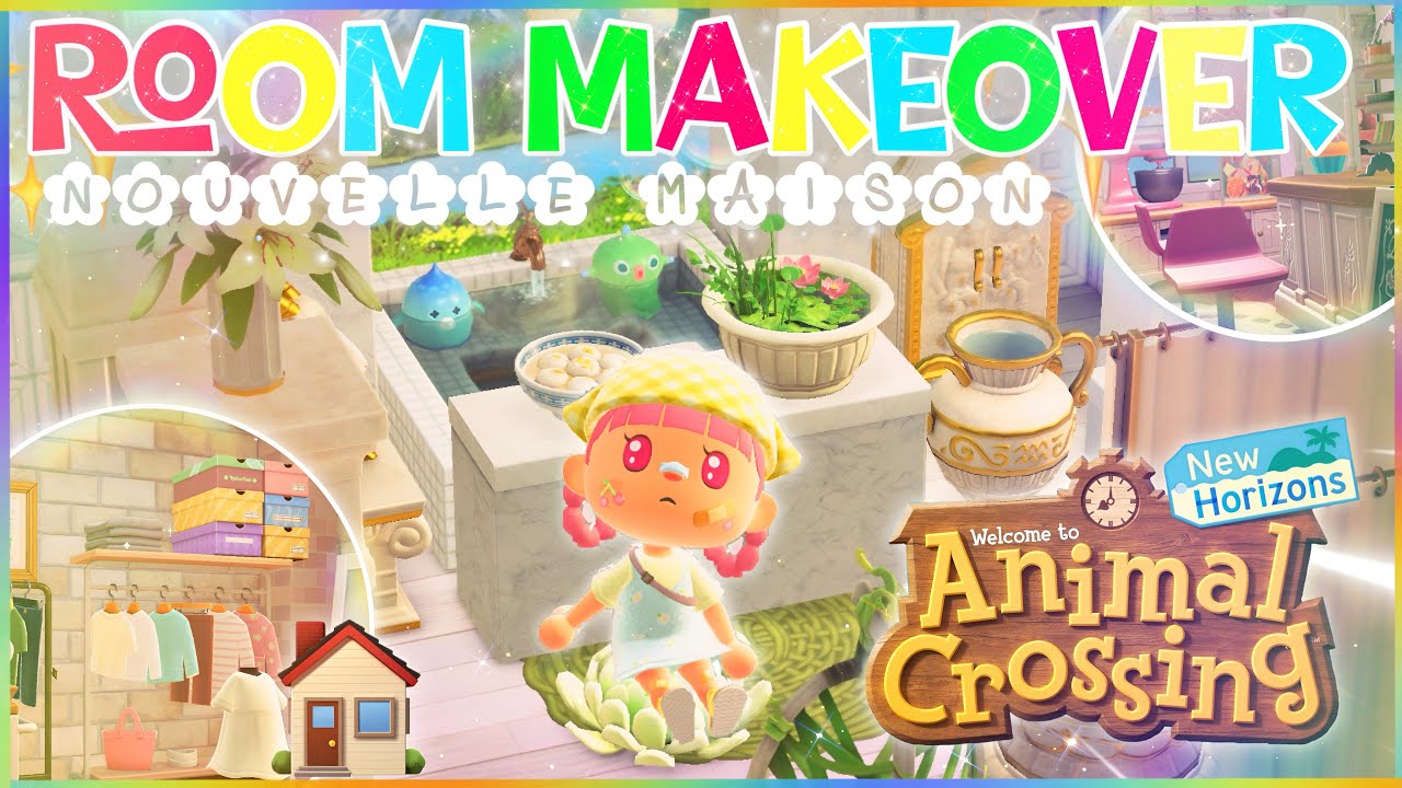 ROOM MAKEOVER : JE REFAIS MA MAISON dans ANIMAL CROSSING NEW HORIZONS ! 🏠🌸