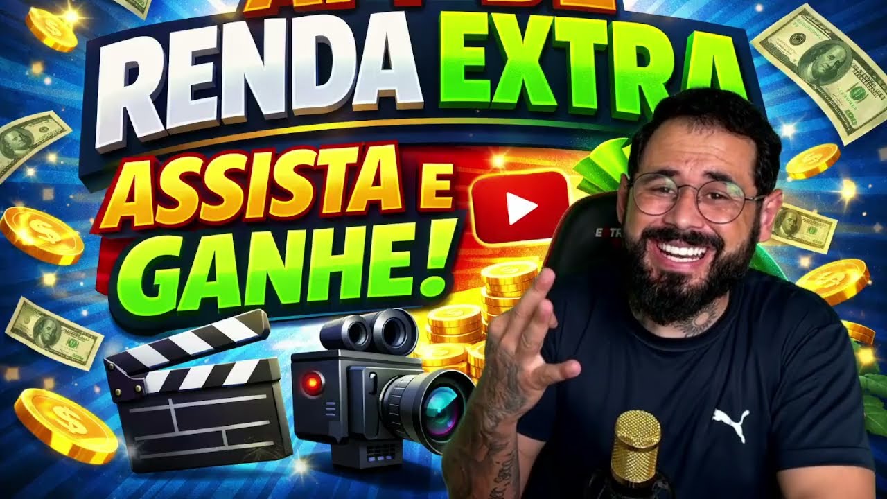 ASSISTA E GANHE 💲 O Melhor APP de Renda Extra em 2026!