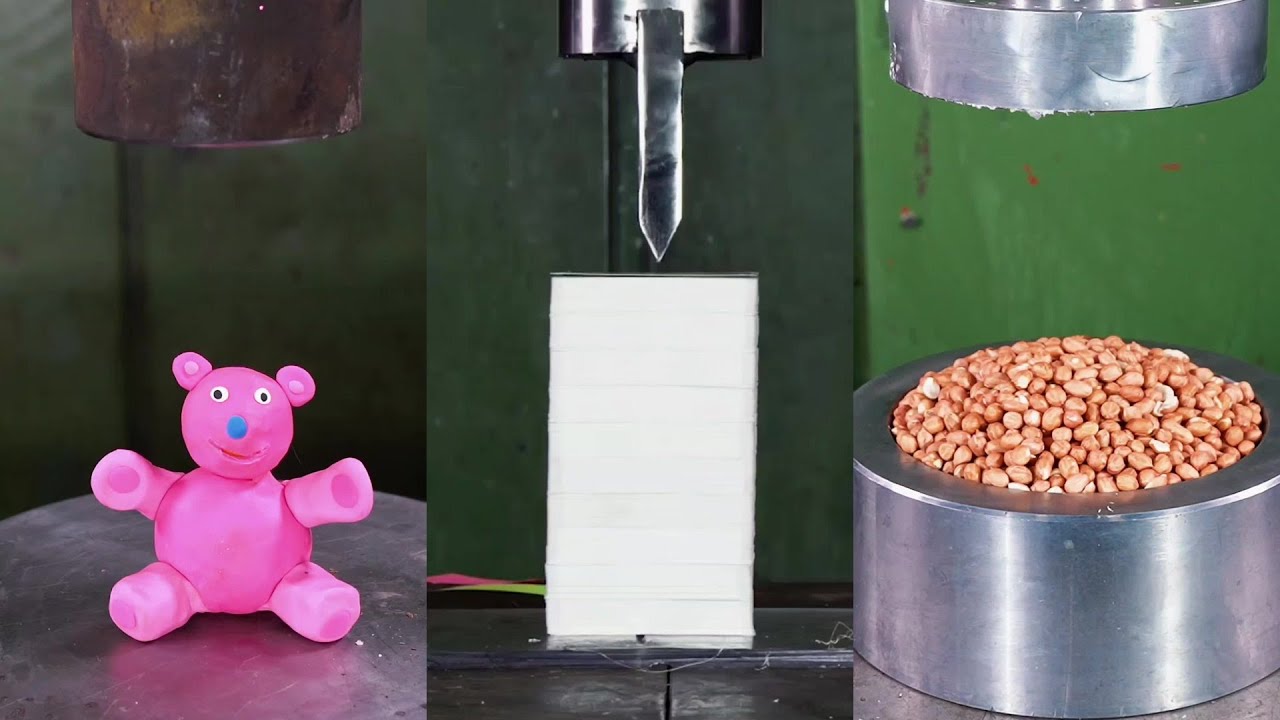 Top 100 Most Satisfying Hydraulic Press Crushes | Ultimate Crushing Moments Compilation #asmr