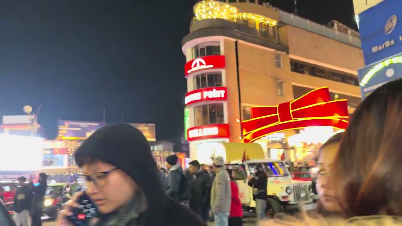 Christmas Eve Shillong Police bazaar 2025