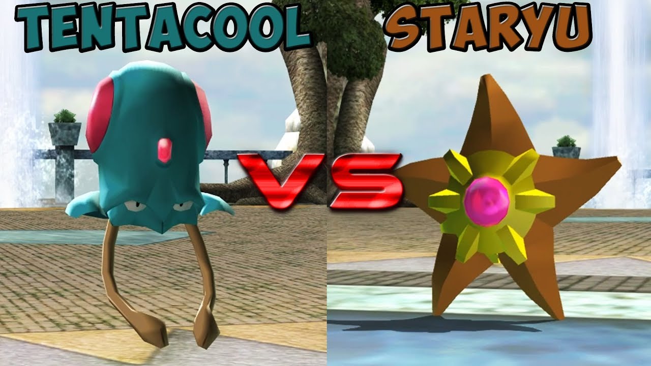 Pokemon battle revolution - Tentacool vs Staryu