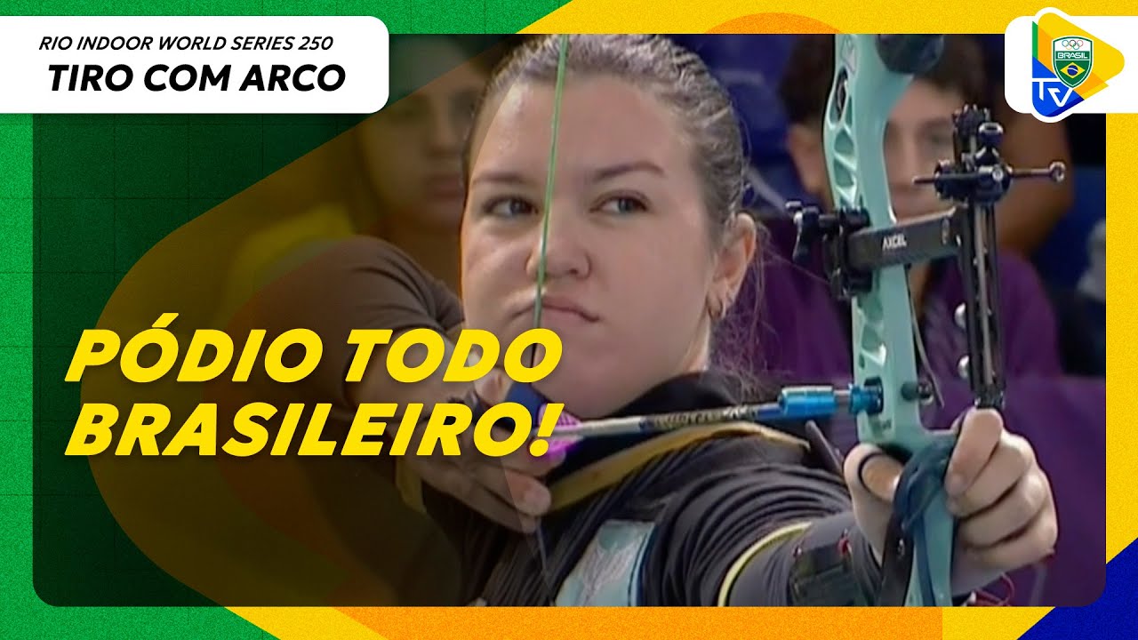 OURO, PRATA E BRONZE! BRASIL DOMINA RECURVO FEMININO NO RIO INDOOR 250 DE TIRO COM ARCO