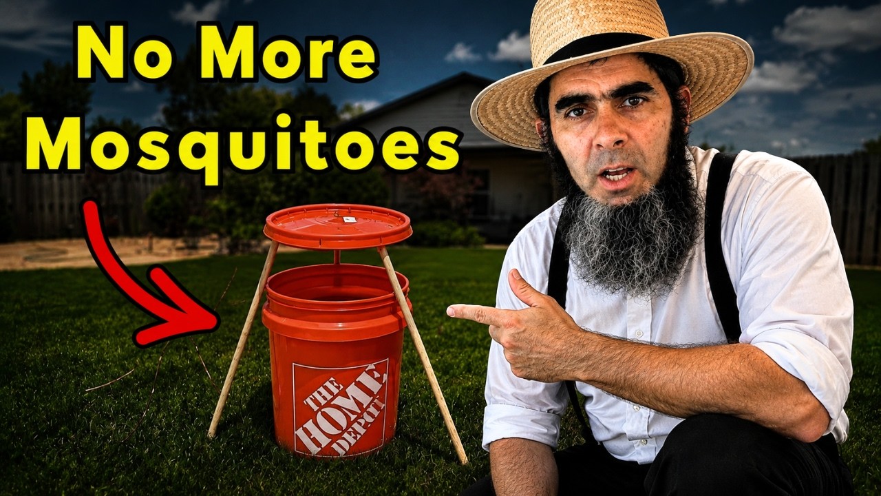 KILL EVERY Mosquito The AMISH Way. SAFE For Honey Bees & Pets!