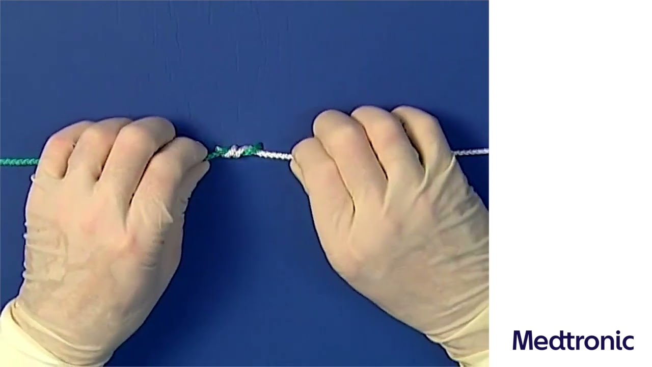 Guide de Suture Medtronic: Le noeud de chirurgien