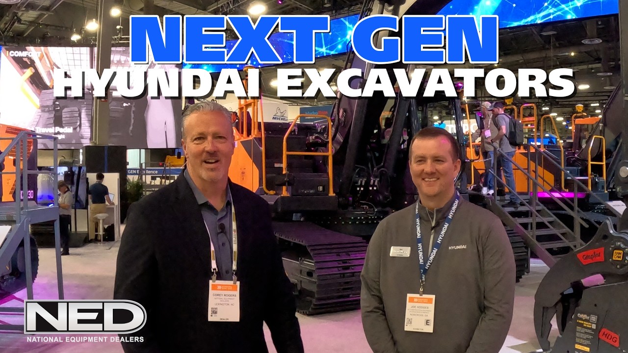 Экскаваторы нового поколения от Hyundai – прямая трансляция с CONEXPO 2026 | NED Talks #143