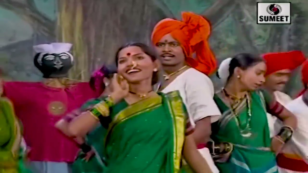 Jhunju Munju Pahat Zali - झुंजू मुंजु पहाट झाली - शेतकरी गीत Maharashtrachi Lokdhara - Shetkari Geet