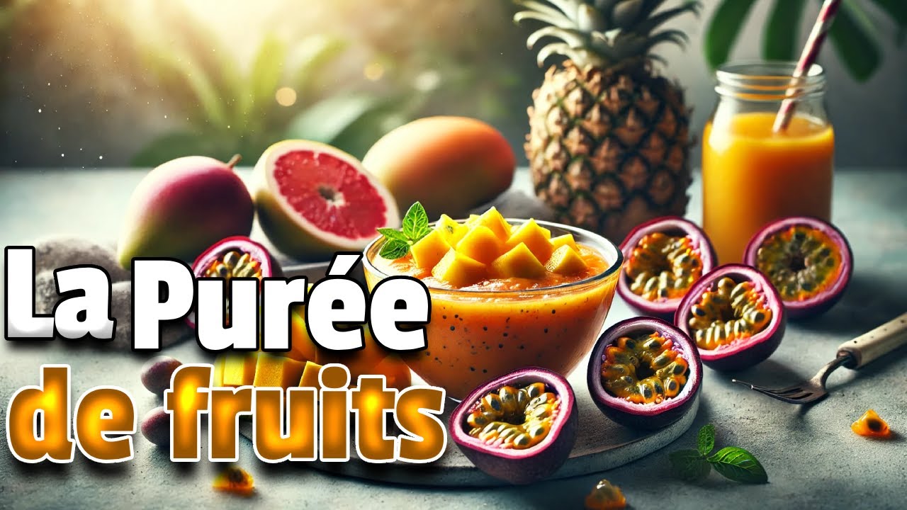 Recette Facile de la Pur&eacute;e de Fruits - Les Bases de la p&acirc;tisserie