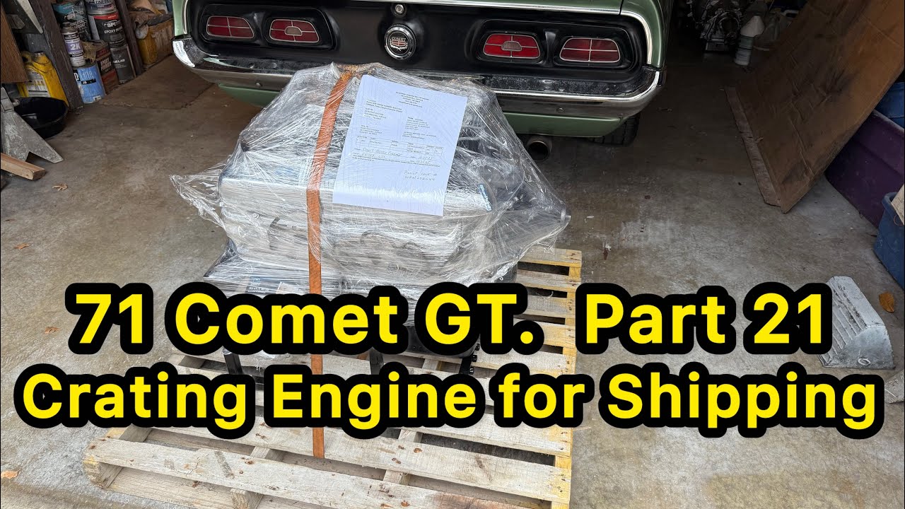71 Comet GT. Часть 21. Упаковка двигателя для транспортировки