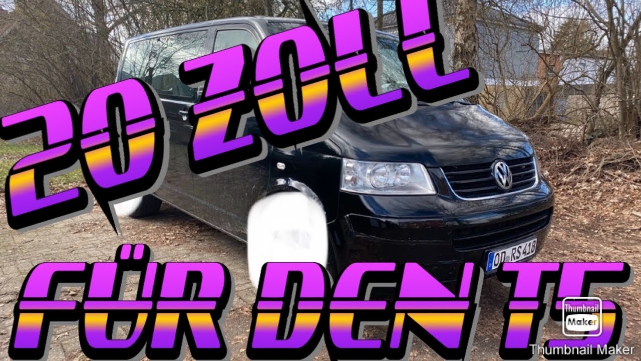 20 Zoll Felgen f&uuml;r den T5 Multivan