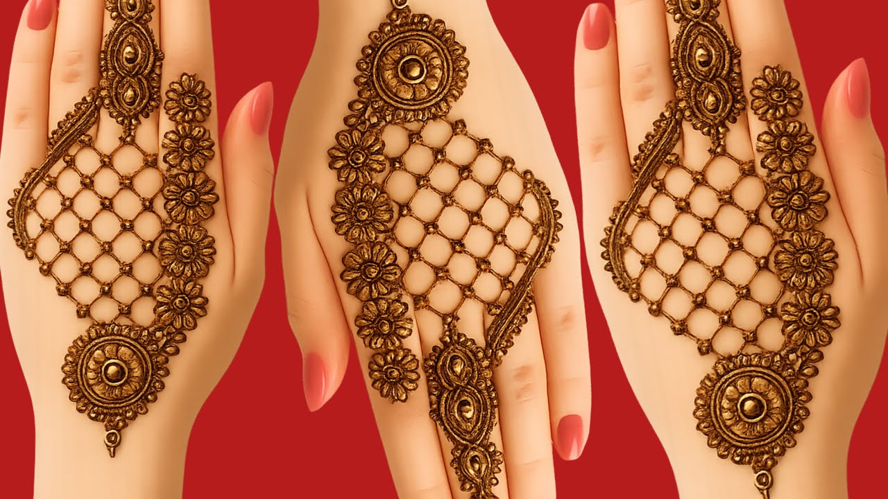 Simple mehndi design trending 2025 | New beautiful simple mehndi design | Mehendi design latest easy