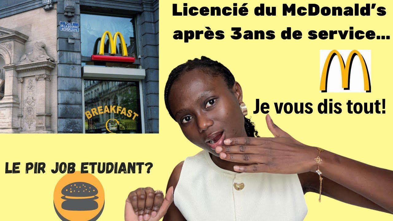 Après 3 ANS de McDo , ils m'ont VIRÉ! 💔 Story Time Licenciement Job Étudiant CHOC