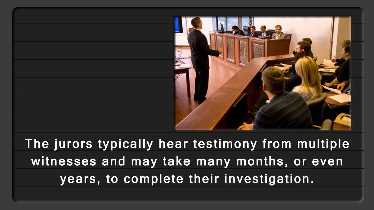 What Does a Grand Jury Do?