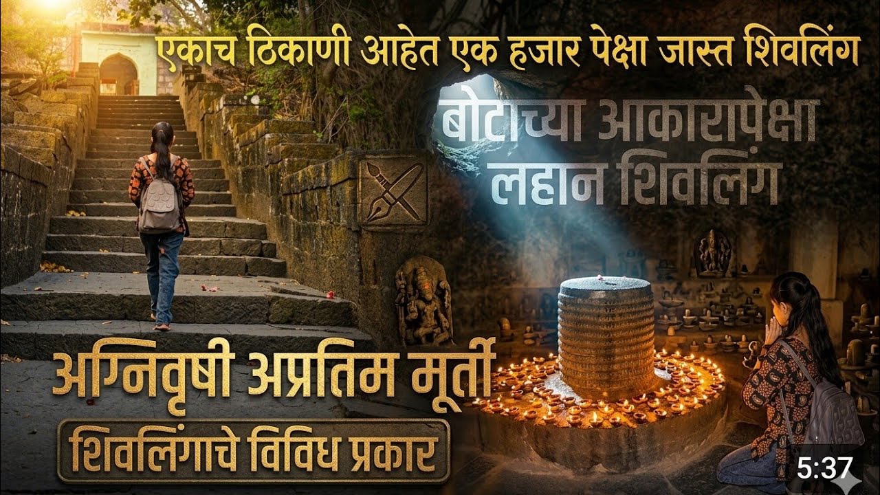 एकाच 😱ठिकाणी आहेत एक लाख शिवलिंग । 