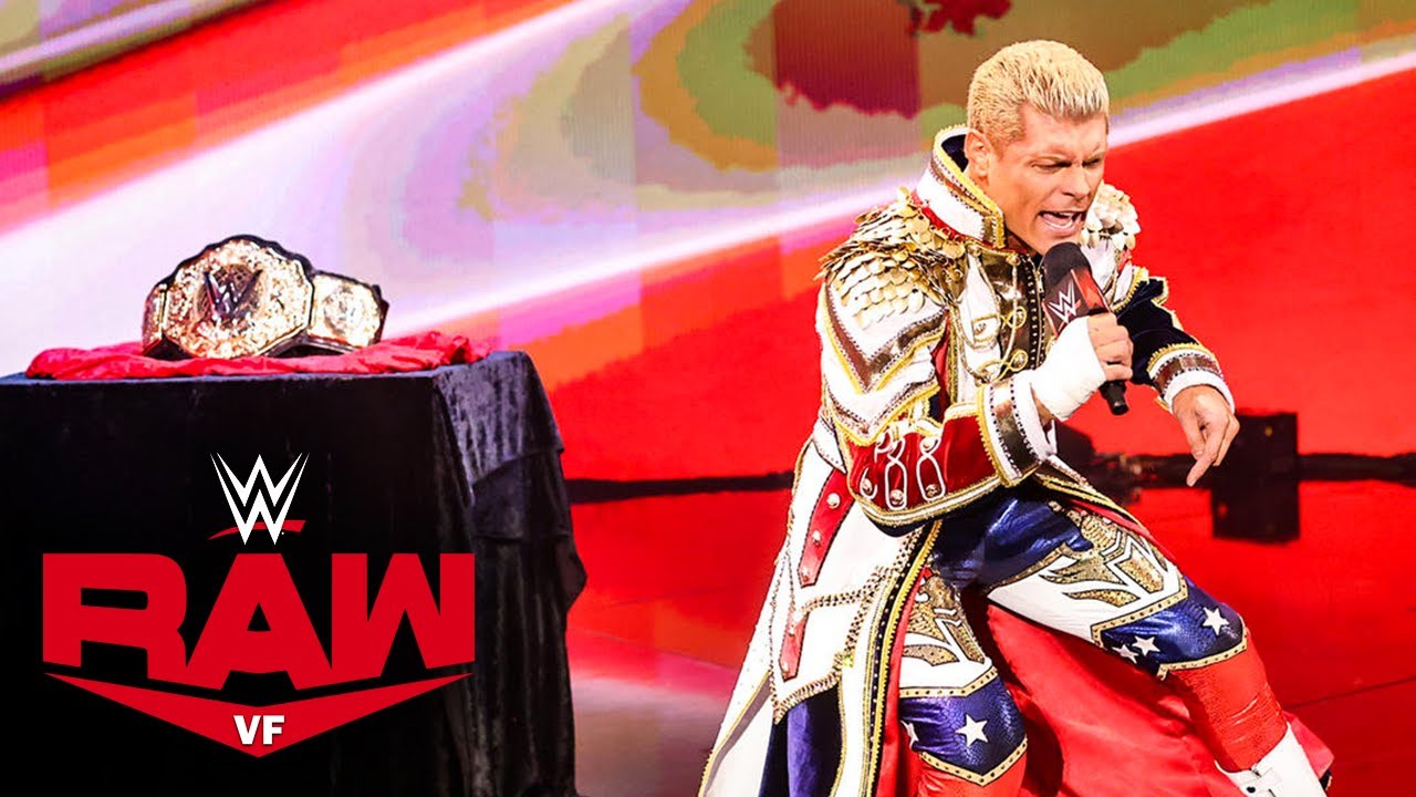 Cody Rhodes vise le titre des poids lourds : Raw, 8 mai 2023