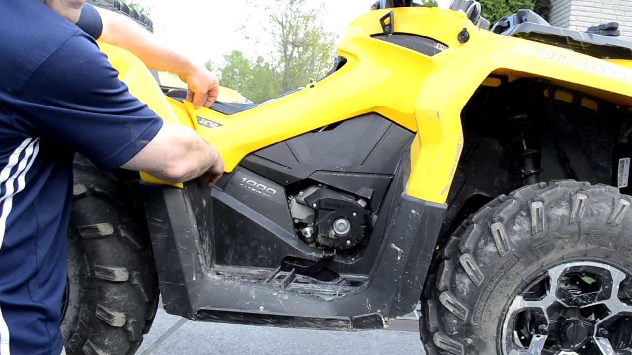 Замена масла в двигателе и коробке передач - Can-Am Outlander 1000XT