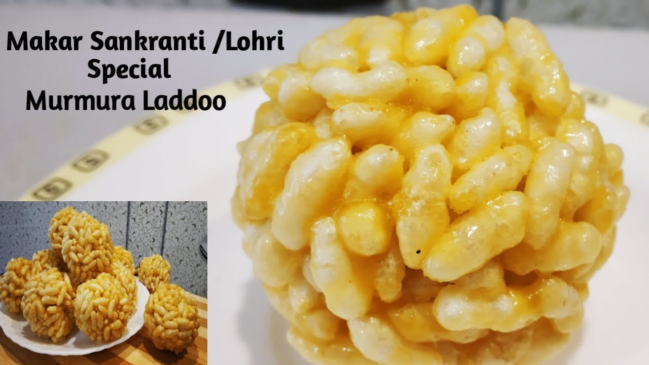 Murmura Laddoo Recipe - Puffed Rice Laddu - murmura gur ke ladoo - लाई के लड्डू -