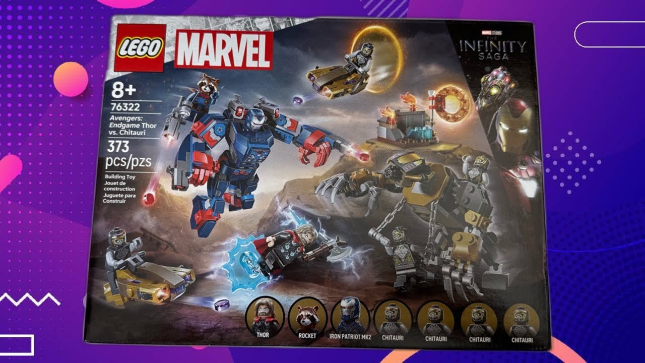 Lego MARVEL Avengers: Endgame Thor vs. Chitauri set