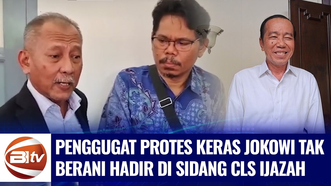 Penggugat Protes Keras Jokowi Tak Berani Hadir di Sidang CLS Ijazah