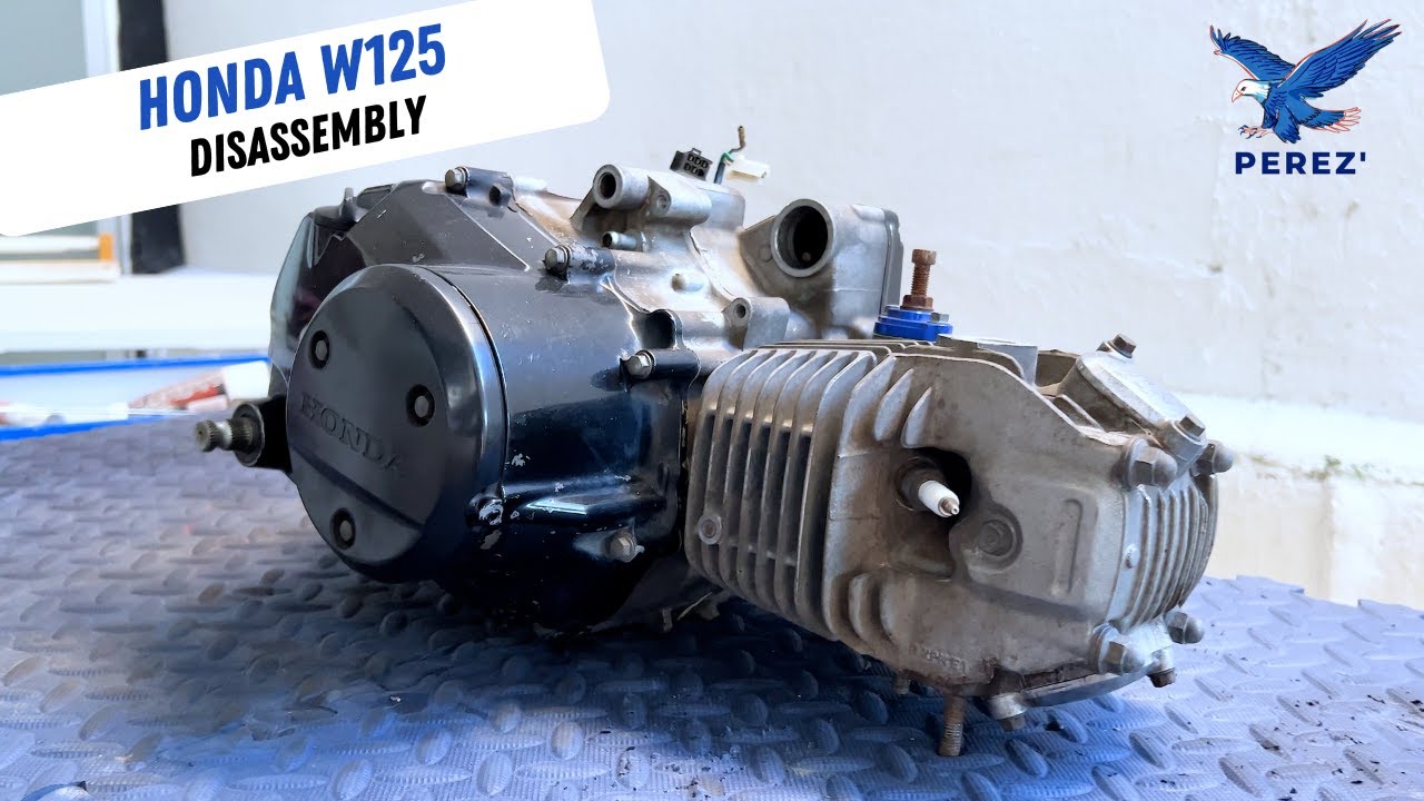 HONDA WAVE 125 ENGINE DISASSEMBLY
