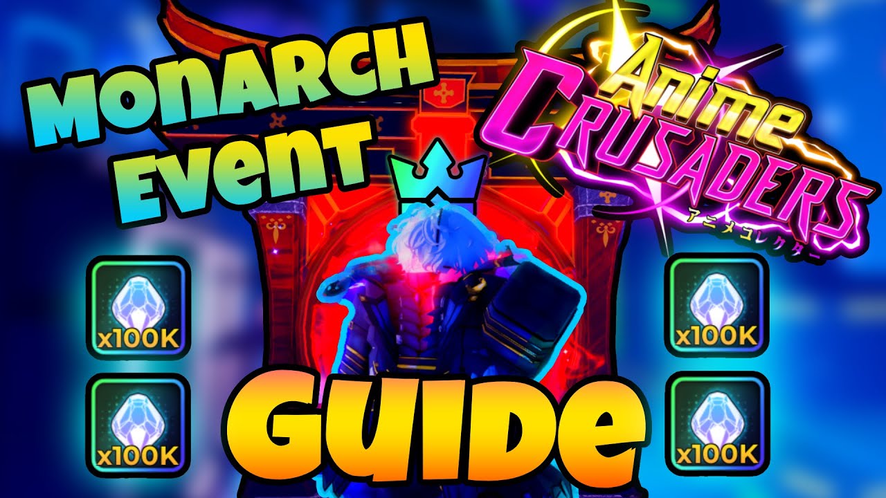 Roblox Anime Crusaders: How to SOLO National Gates! (Monarch Event Guide + Fast Jewels)