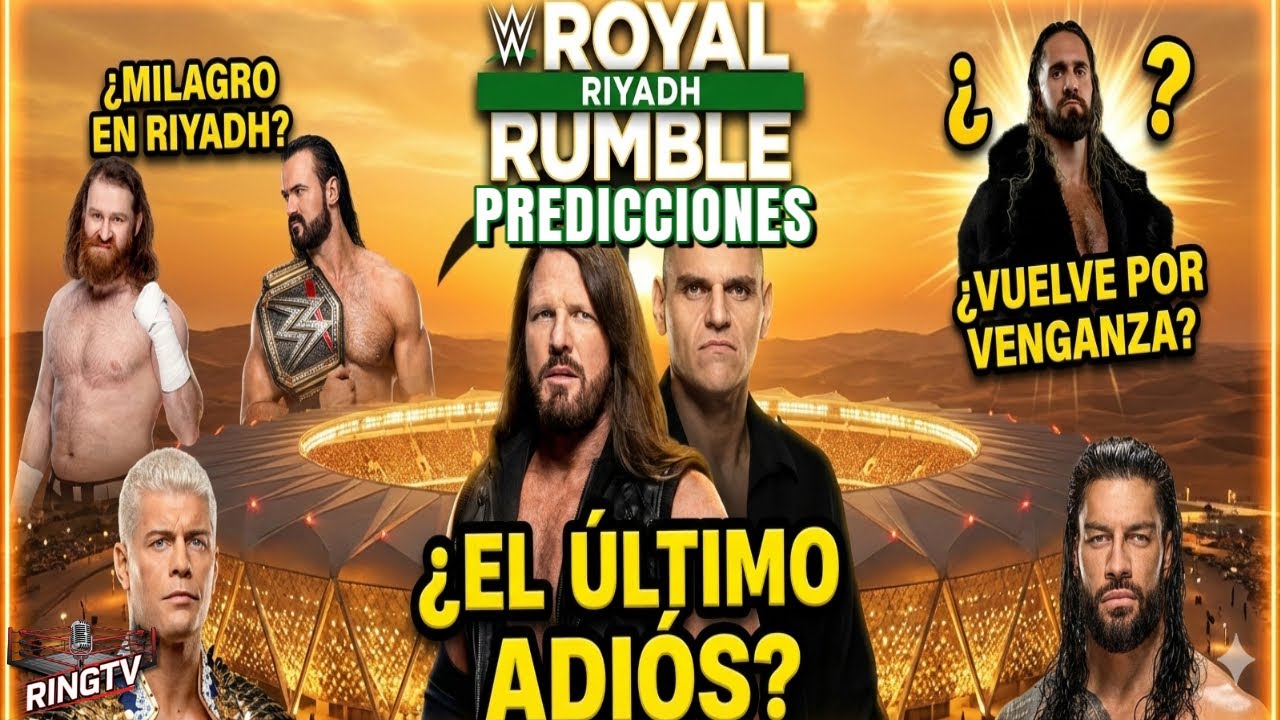 ¿EL FIN DE AJ STYLES? 😭 Predicciones WWE Royal Rumble 2026: ¿Regresa Seth Rollins?