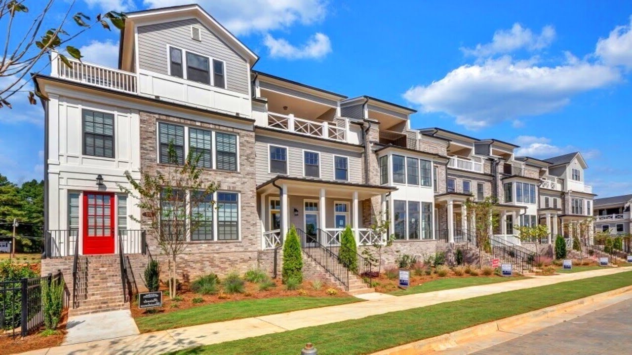 LET'S TOUR THIS NEW DECORATED MODEL TWNHME W/ELEVATOR ACCESS IN ALPHARETTA, GA
