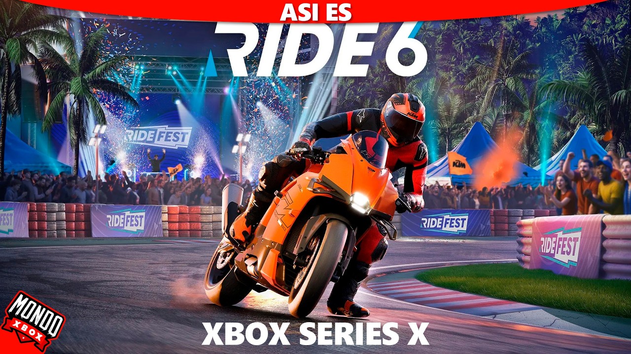 RIDE 6 en Xbox Series X video en 🔴4K HDR