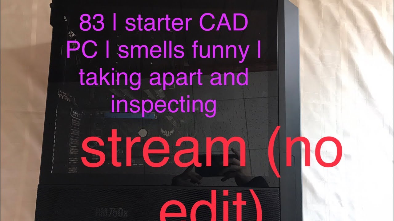 83 | starter CAD PC | smells funny | taking apart and inspecting | cpu stuck in mobo | next step?