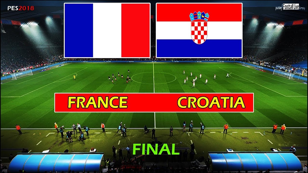 PES 2018 | FINAL - FRANCE vs CROATIA | Full Match & Amazing Goals & Penalty Shootout | Gameplay PC