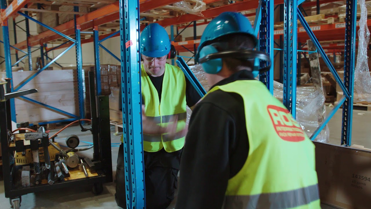 Het Enige Gepatenteerde Systeem Voor De Reparatie Van Magazijnstellingen.
