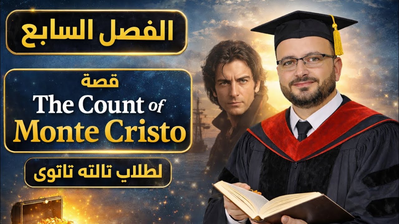 الفصل السابع قصة تالتة فصل السابع | قصة The Count of Monte Cristo | تالتة ثانوي ثانوي chapter seven