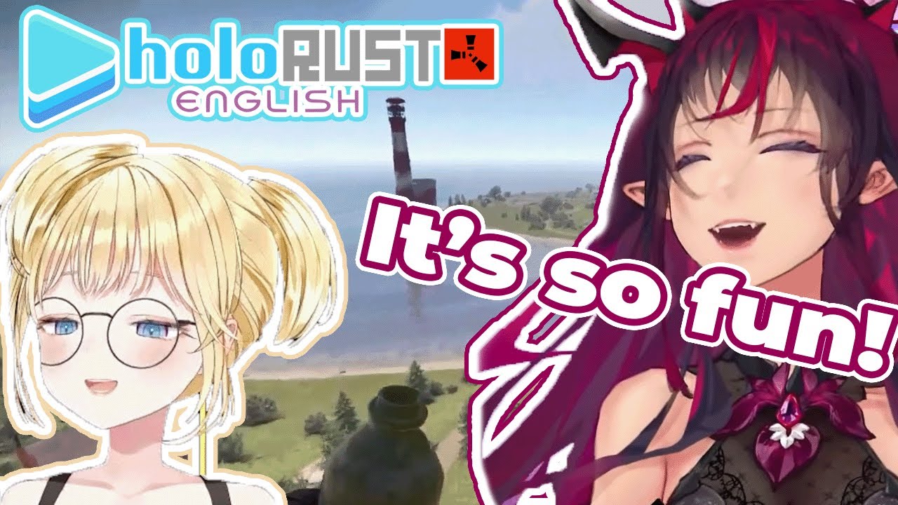 IRyS the Rust Addict and Ame the Casual [Hololive EN Rust]