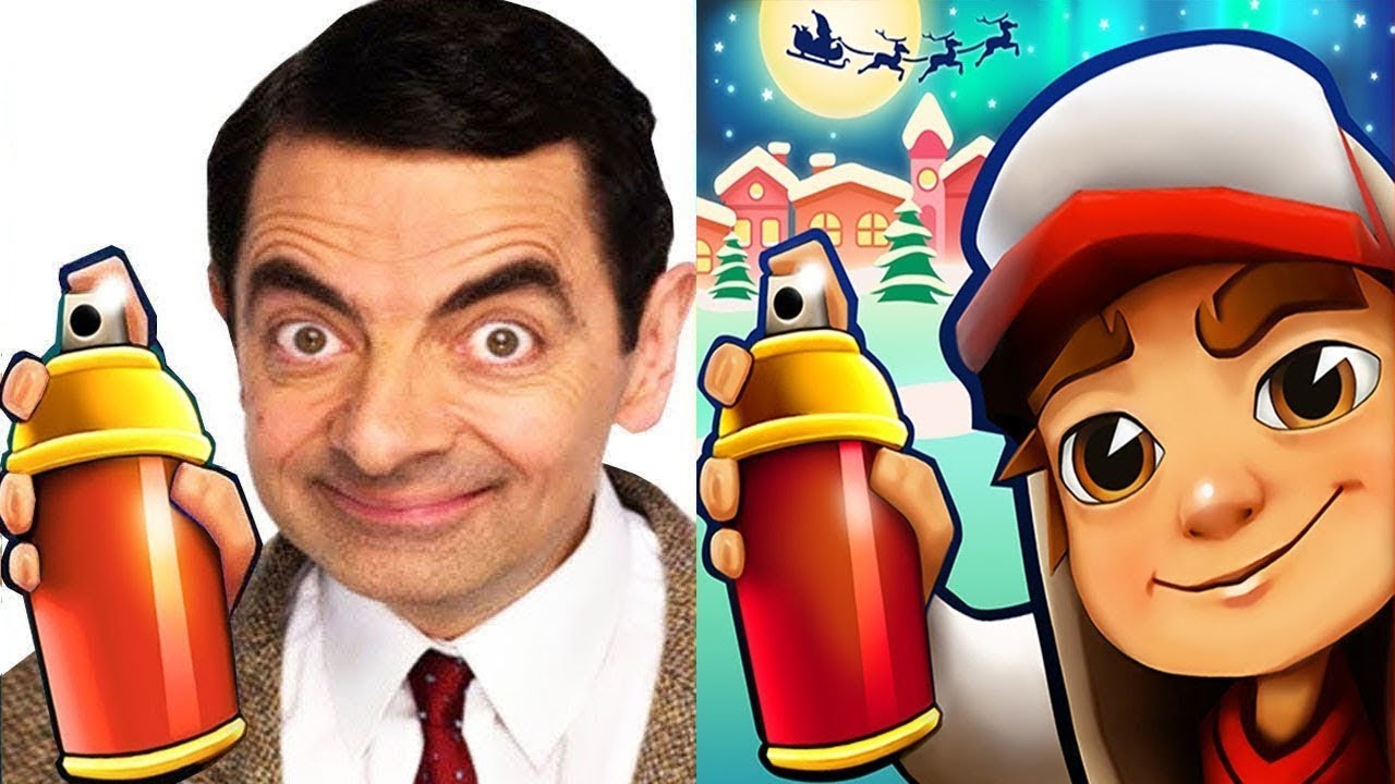 Subway Surfers Winter Holiday 2019 vs Mr BEAN Adventure Subway Run Gameplay HD