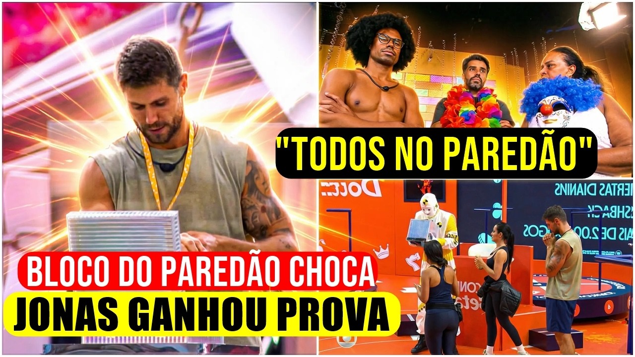 🚨JONAS VENCEU A PROVA DO L&Iacute;DER! COWBOY, SOLANGE E BRENO NO PARED&Atilde;O BBB26 AO VIVO 🔥