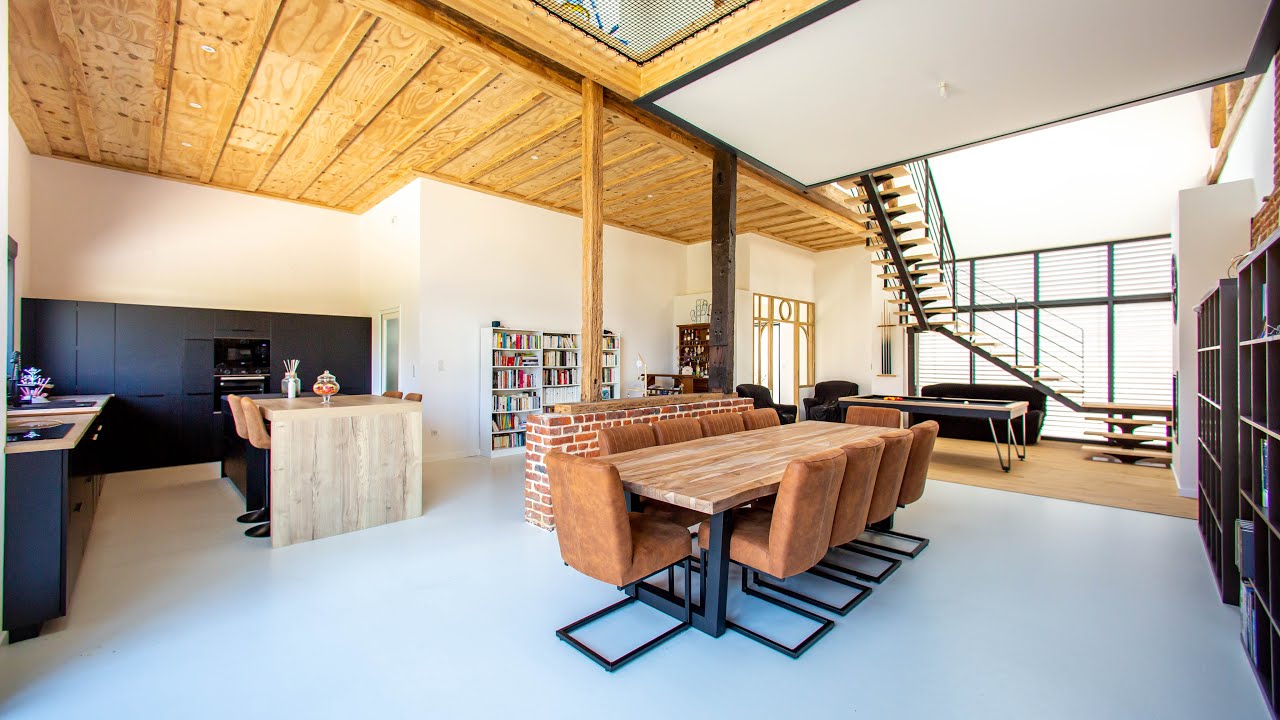 à Preux-au-Sart - Grange ULTRA-VOLUME - 620 000€ HAI
