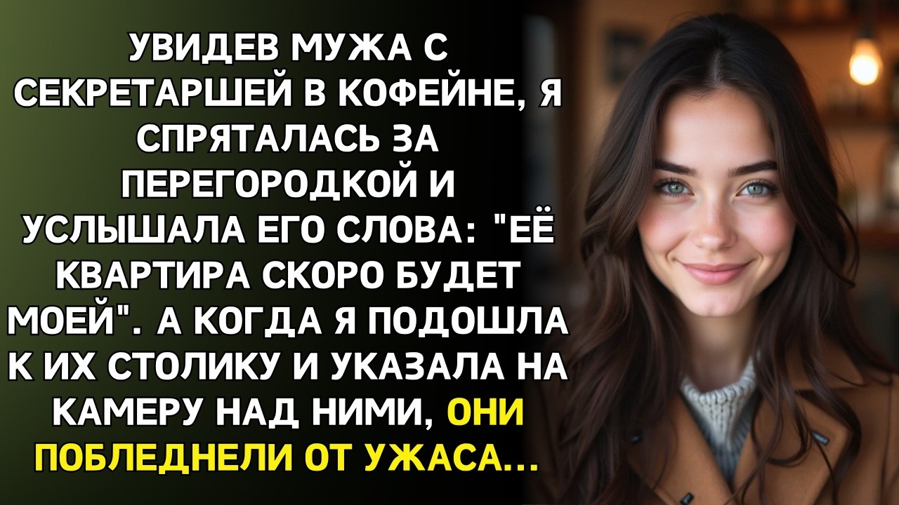Зайдя в кофейню после работы, я услышала голос мужа: «Её квартира скоро будет моей»  он не знал что…