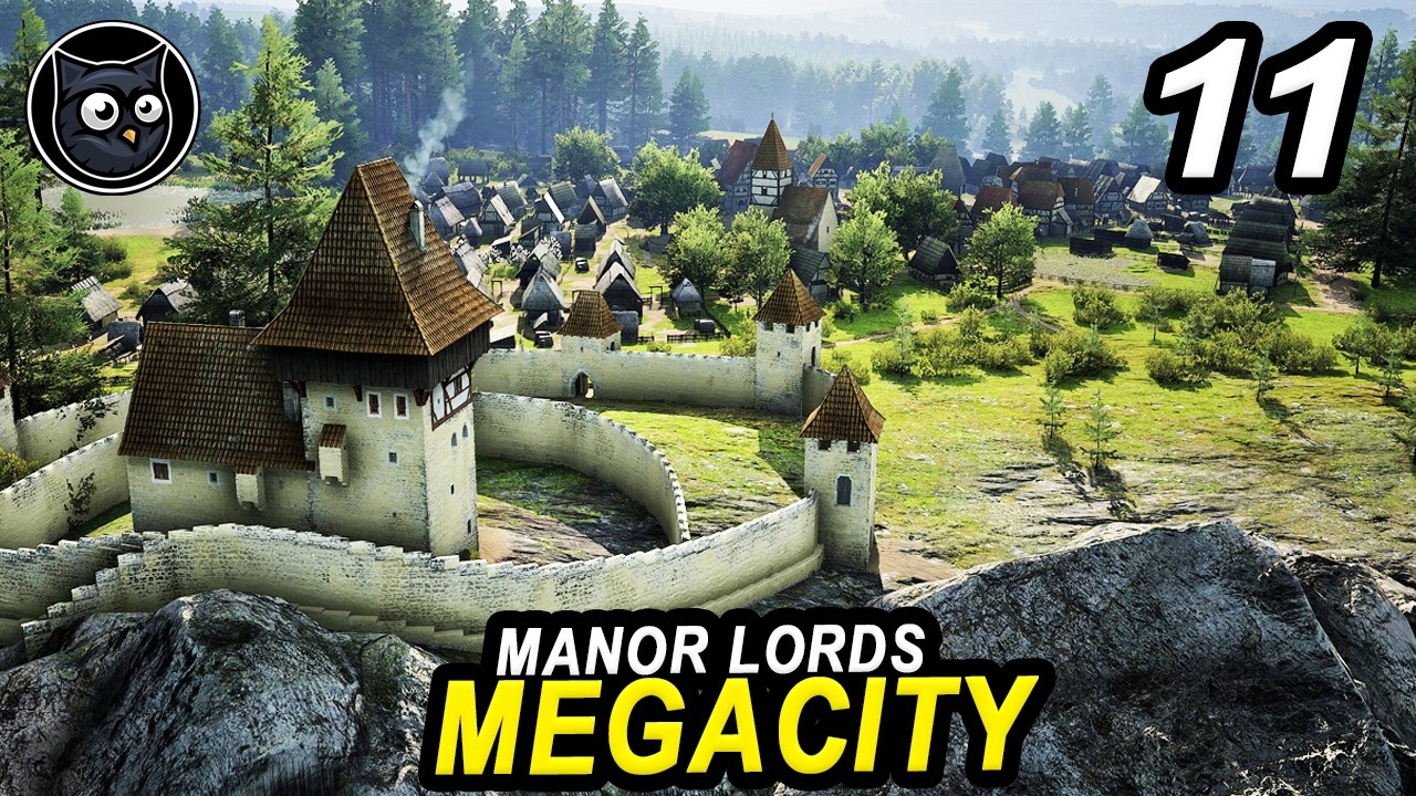 Manor Lords MEGACITY - SURPRISE ATTACK | MASSIVE UPDATE and New Map - Citybuilder Part 11