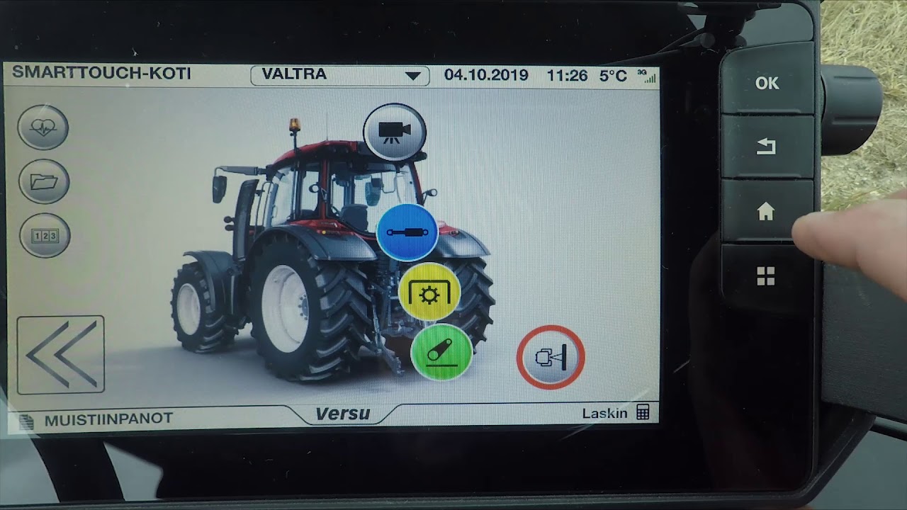 VALTRA GUIDE AUTOMAATTIOHJAUS 2019 - ISOBUS työlaitteen käyttäminen